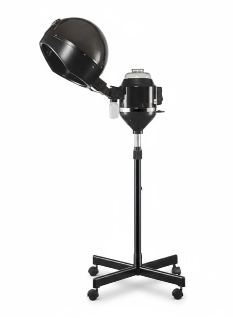 Globalstar Head Steamer Black – Professional Hair and Facial Steamer for Deep Hydration - Image 1